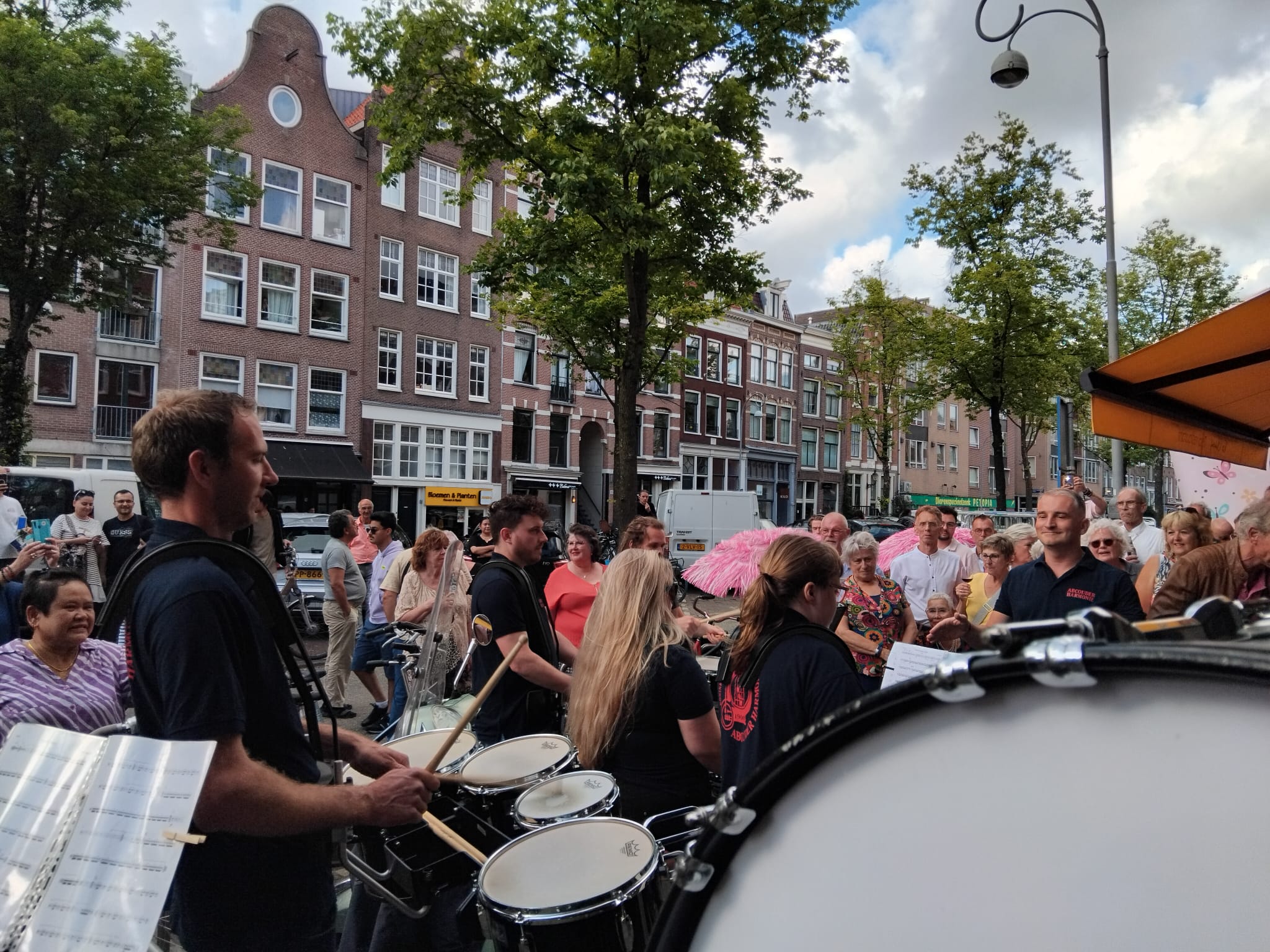 Serenade in de Westerstraat, Amsterdam