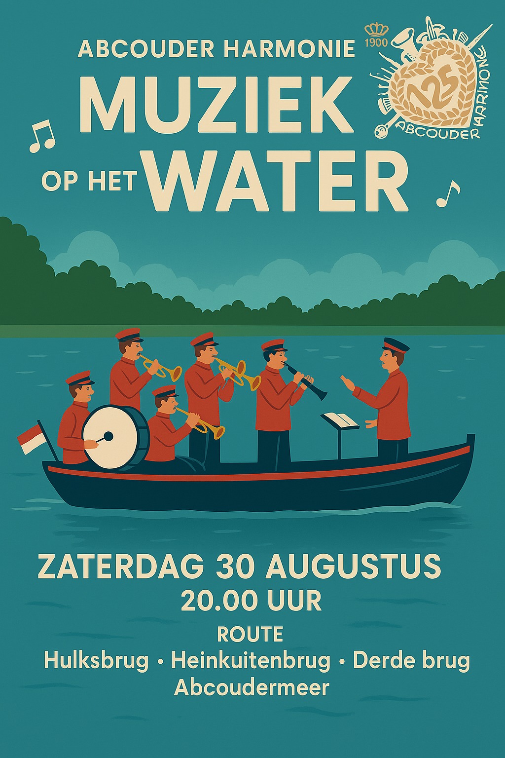Muziek op het Water: een varend concert door Abcoude